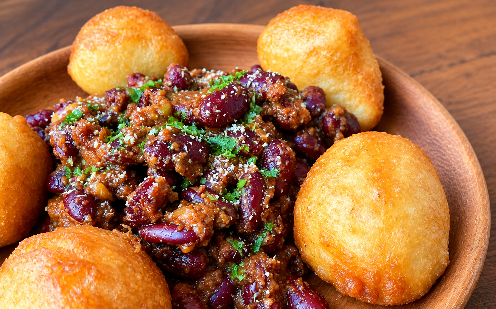 Beignets et son haricot